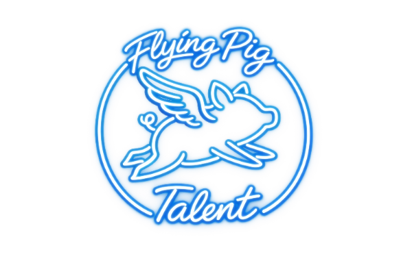 Flying Pig Talent Logo